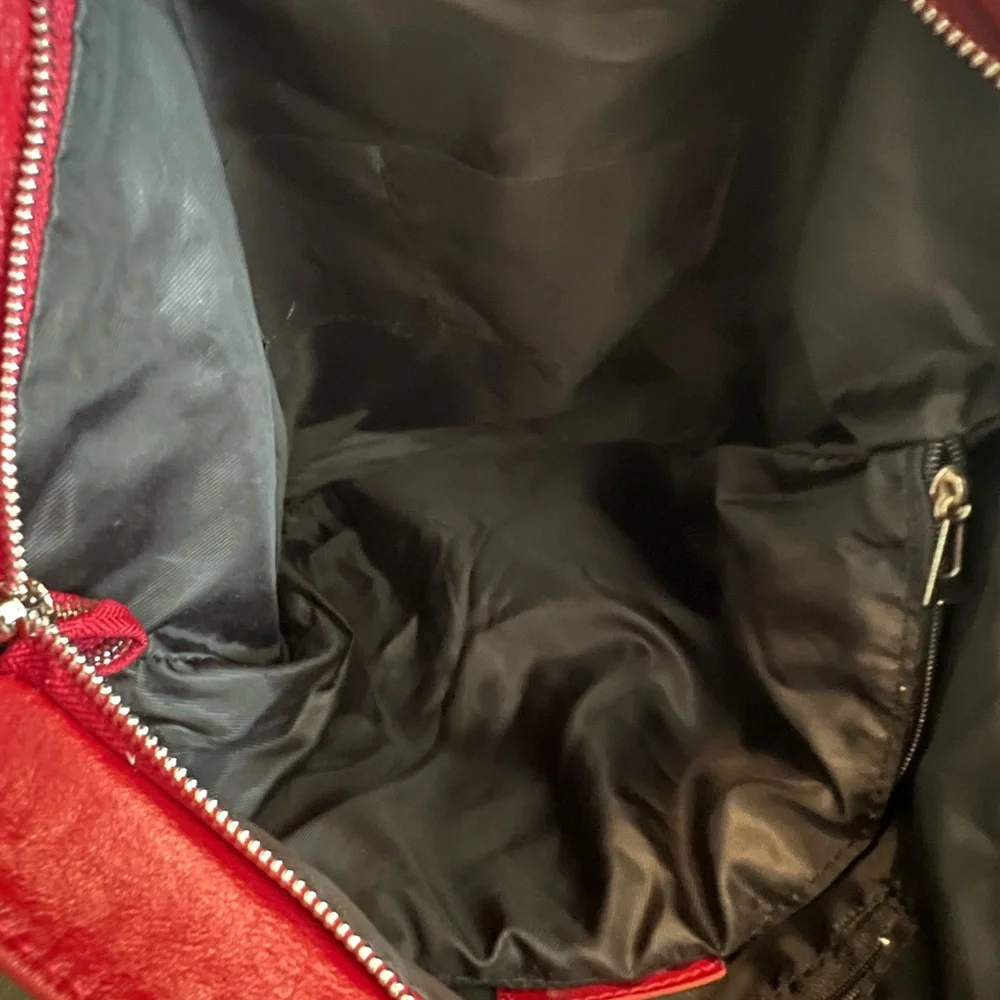 Gianni Conti Red Leather Bag - Picture 8 of 13